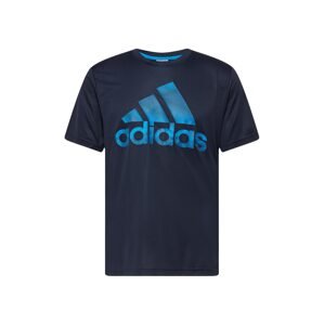ADIDAS PERFORMANCE Funkčné tričko  modrá / tmavomodrá