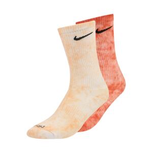 Nike Sportswear Ponožky  biela / čierna / oranžovo červená / svetlooranžová