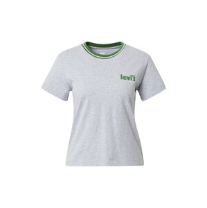 LEVI'S Tričko  svetlosivá / zelená