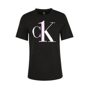 Calvin Klein Underwear Tričko  čierna / béžová / pastelovo ružová