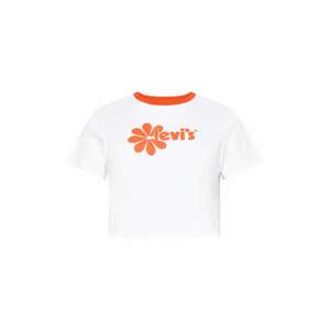 Levi's® Plus Tričko 'JORDIE'  oranžová / biela