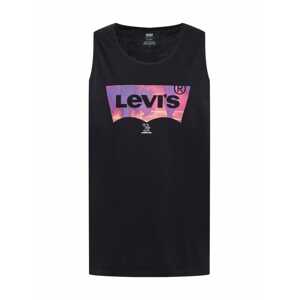 LEVI'S Tričko  čierna / ružová / fialová / biela / broskyňová