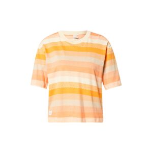 Iriedaily Tričko  béžová / marhuľová / svetlooranžová / oranžová melírovaná
