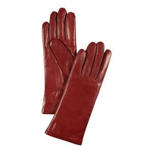 Hestra Prstové rukavice 'Elisabeth'  tmavočervená