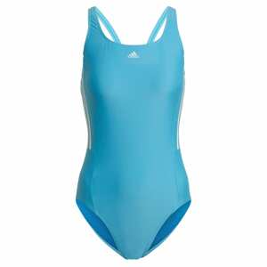 ADIDAS PERFORMANCE Športové jednodielne plavky  modrozelená / biela