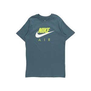 Nike Sportswear Funkčné tričko  biela / limetková / petrolejová