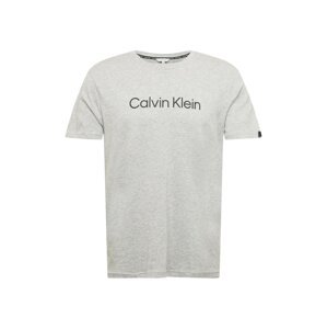 Calvin Klein Swimwear Tričko  sivá / čierna