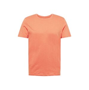 TOM TAILOR Tričko  oranžová melírovaná / biela / čierna