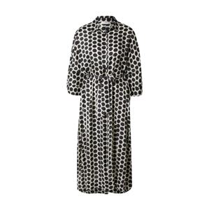 Masai Košeľové šaty 'Nyx'  čierna / biela