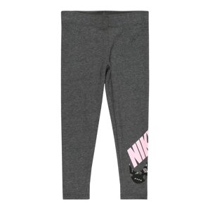 Nike Sportswear Legíny  sivá / ružová / čierna