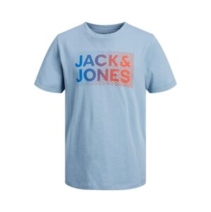 Jack & Jones Junior Tričko 'Raymond'  modrá / oranžová / svetlomodrá / fialová