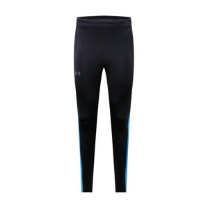 UNDER ARMOUR Športové nohavice 'Fly Fast'  čierna / modrá / biela / sivá