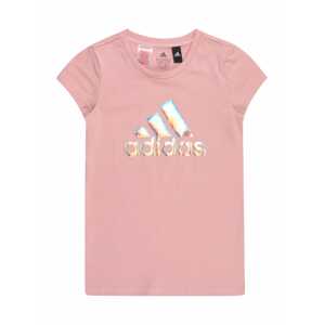 ADIDAS PERFORMANCE Funkčné tričko  ružová / oranžová / svetlomodrá