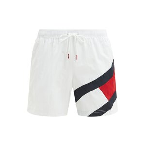 Tommy Hilfiger Underwear Plavecké šortky  námornícka modrá / jasne červená / biela