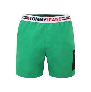 Tommy Hilfiger Underwear Plavecké šortky  zelená / biela / červená / tmavomodrá