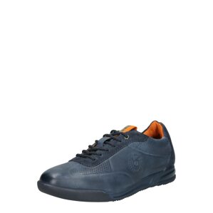 bugatti Športové šnurovacie topánky 'Trevor'  modrá / oranžová