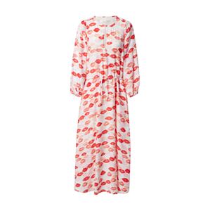 InWear Košeľové šaty 'Mardia'  ružová / červená / biela