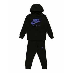 Nike Sportswear Joggingová súprava  čierna / svetlofialová