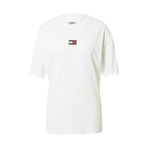 TOMMY HILFIGER Oversize tričko  biela / červená / námornícka modrá
