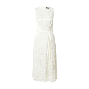 Lauren Ralph Lauren Kokteilové šaty 'DANIELLE'  strieborná / biela