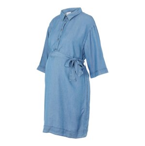 MAMALICIOUS Košeľové šaty 'Hope'  modrá denim