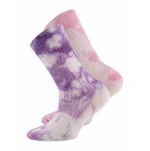 EWERS Ponožky  fialová / ružová / biela