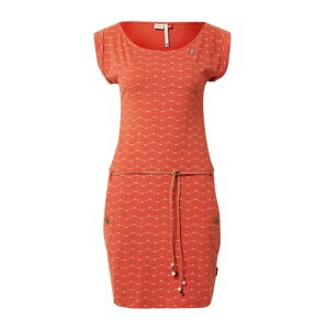 Ragwear Letné šaty 'TAG'  oranžovo červená / biela