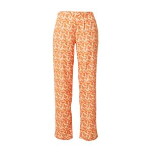 Calvin Klein Underwear Pyžamové nohavice  oranžová / pastelovo oranžová / biela