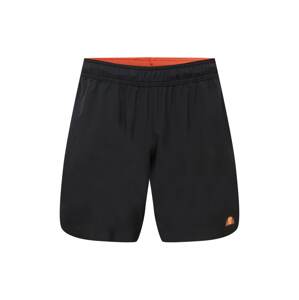 ELLESSE Športové nohavice 'Paragon'  čierna / oranžová / červená