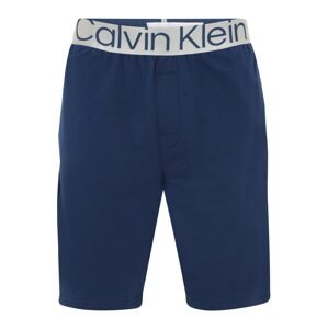 Calvin Klein Underwear Pyžamové nohavice  námornícka modrá / svetlosivá