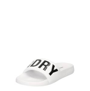Superdry Plážové / kúpacie topánky  biela / čierna