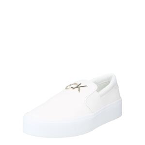 Calvin Klein Slip-on obuv  biela / zlatá