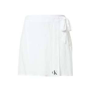 Calvin Klein Swimwear Sukňa  biela / čierna