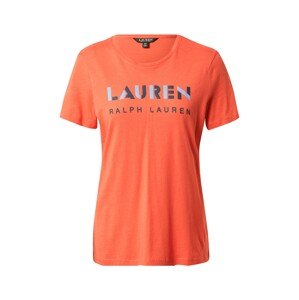 Lauren Ralph Lauren Tričko 'KATLIN'  námornícka modrá / svetlomodrá / oranžová