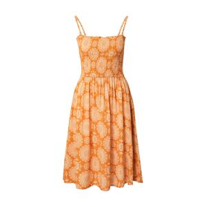 Sublevel Letné šaty  oranžová / biela