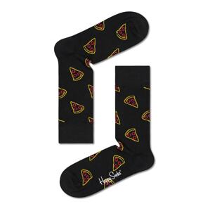 Happy Socks Ponožky 'Pizza Slice'  čierna / žltá / červená