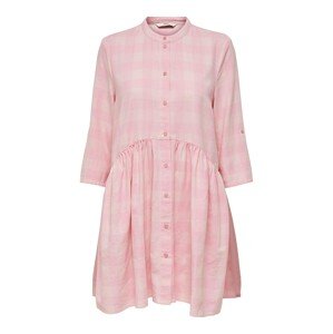 ONLY Košeľové šaty 'Chicago'  ružová / svetloružová