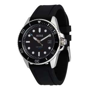 BOSS Black Analógové hodinky  modrá / čierna / strieborná / biela