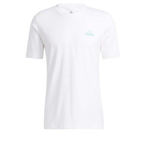 ADIDAS PERFORMANCE Funkčné tričko  biela / oranžová / modrá / čierna