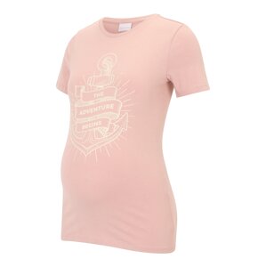 MAMALICIOUS Tričko 'OCEAN'  béžová / ružová