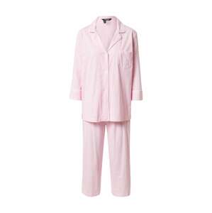 Lauren Ralph Lauren Pyžamo  svetloružová / biela