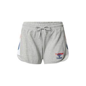 Hummel Športové nohavice 'Durban'  námornícka modrá / sivá melírovaná / červená / biela
