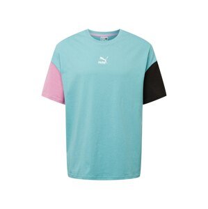 PUMA Funkčné tričko  tyrkysová / ružová / čierna