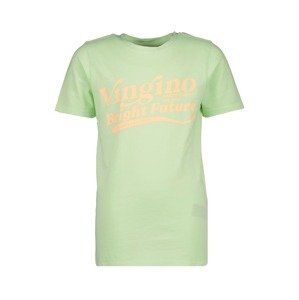 VINGINO Tričko 'HAZU'  svetlozelená / oranžová
