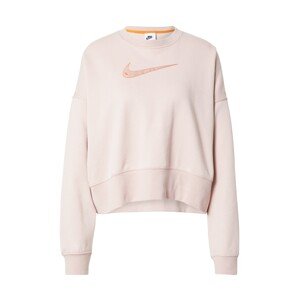 Nike Sportswear Mikina 'Swoosh'  svetlooranžová / ružová