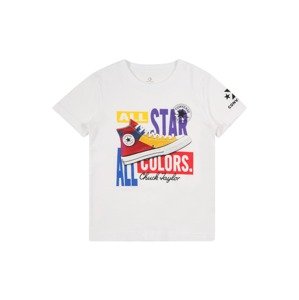 CONVERSE Tričko 'ALL STARS'  biela / zmiešané farby