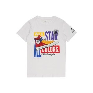 CONVERSE Tričko 'ALL STARS ALL COLORS'  biela / zmiešané farby