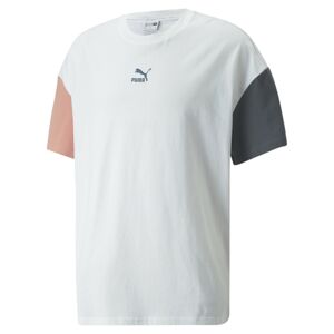 PUMA Funkčné tričko  námornícka modrá / lososová / biela