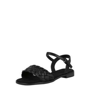 ESPRIT Sandále 'Braided'  čierna