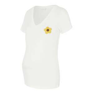 MAMALICIOUS Tričko 'Sunflower'  hnedá / žltá / biela
